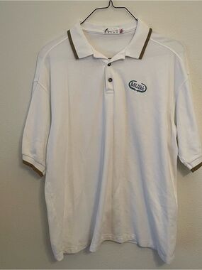 Bay Hill Invitational Men’s Polo XL‎ White Short Sleeve Haley Cotton USA
